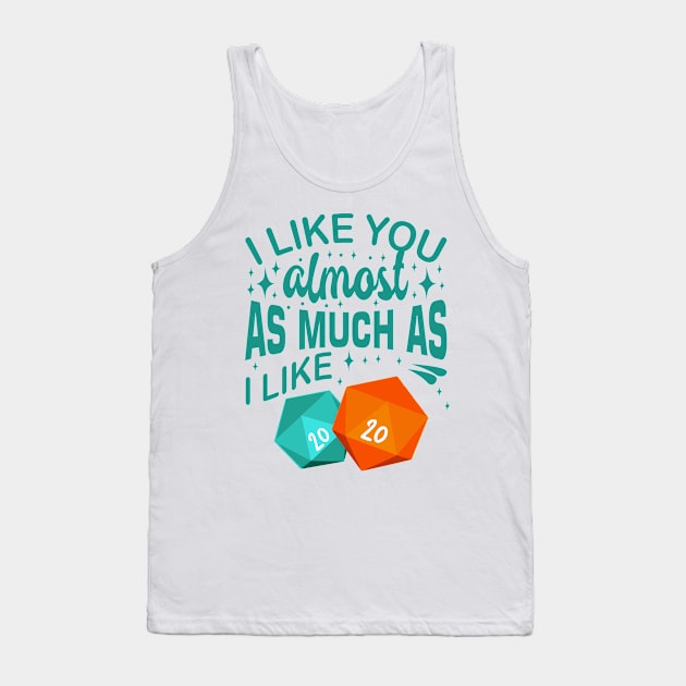 Pen and paper I like you Tank Top by avogel